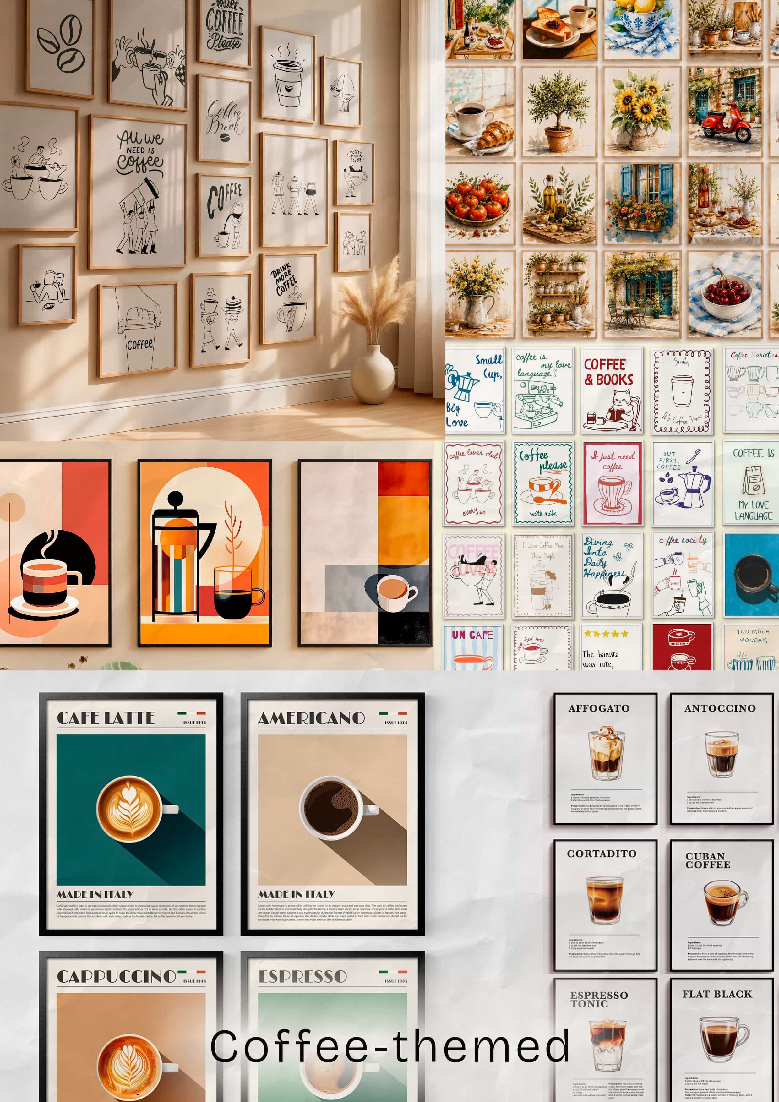 Minimal style wall art example