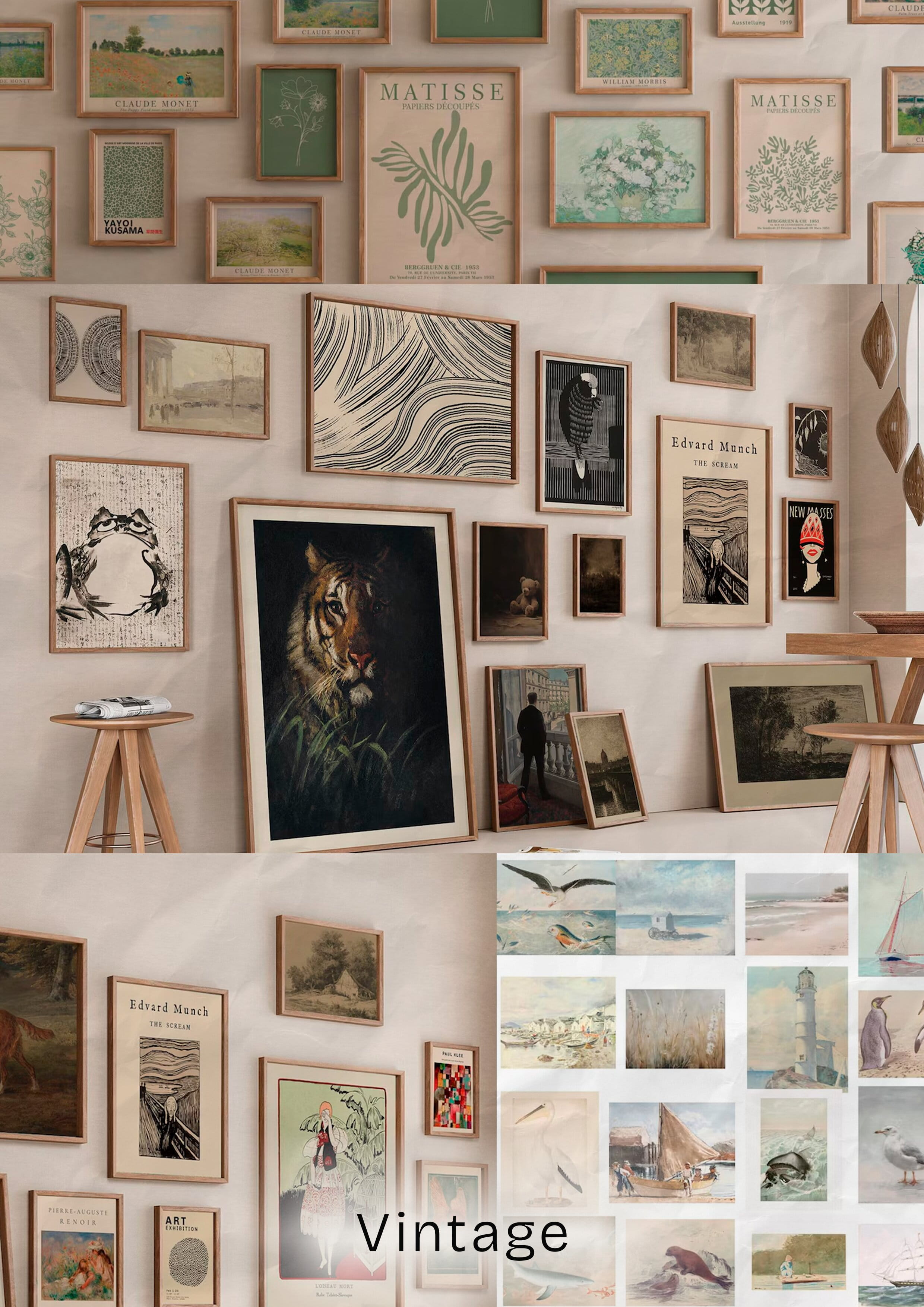 Minimal style wall art example