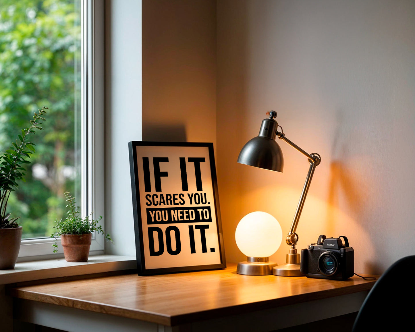 Motivational Wall Frame | YOU NEED TO DO IT | Premium A4 Inspirational Poster