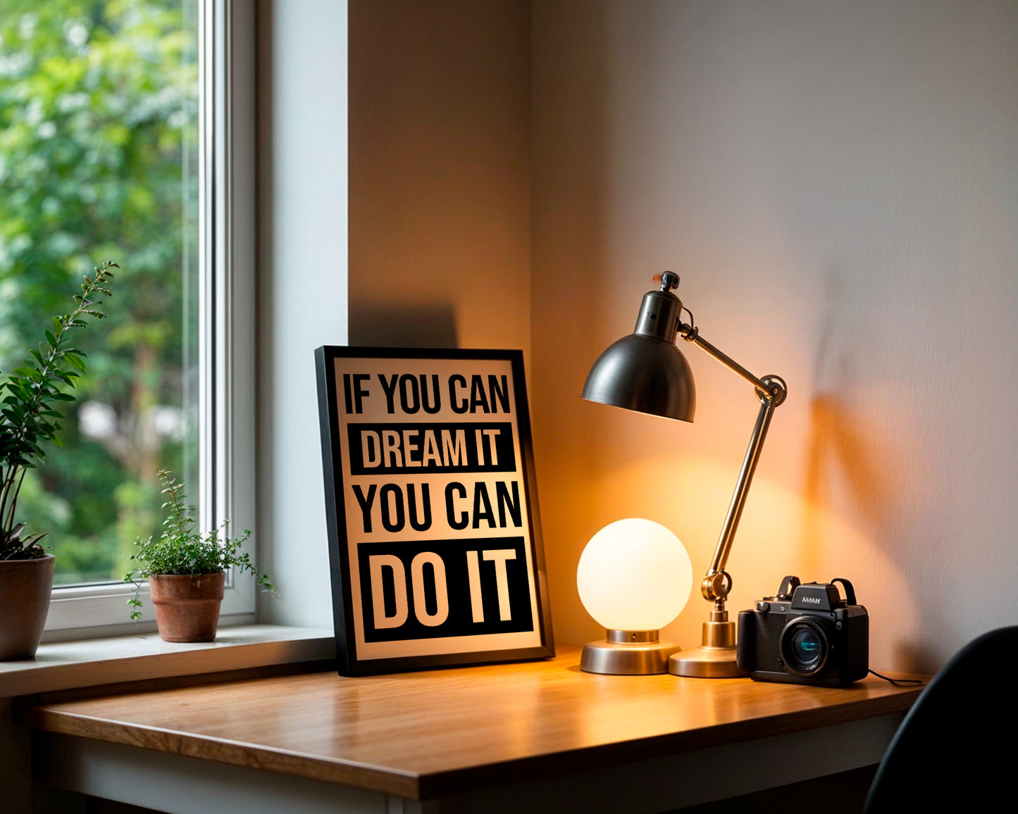 Motivational Wall Frame | YOU CAN DO IT | Premium A4 Inspirational Poster