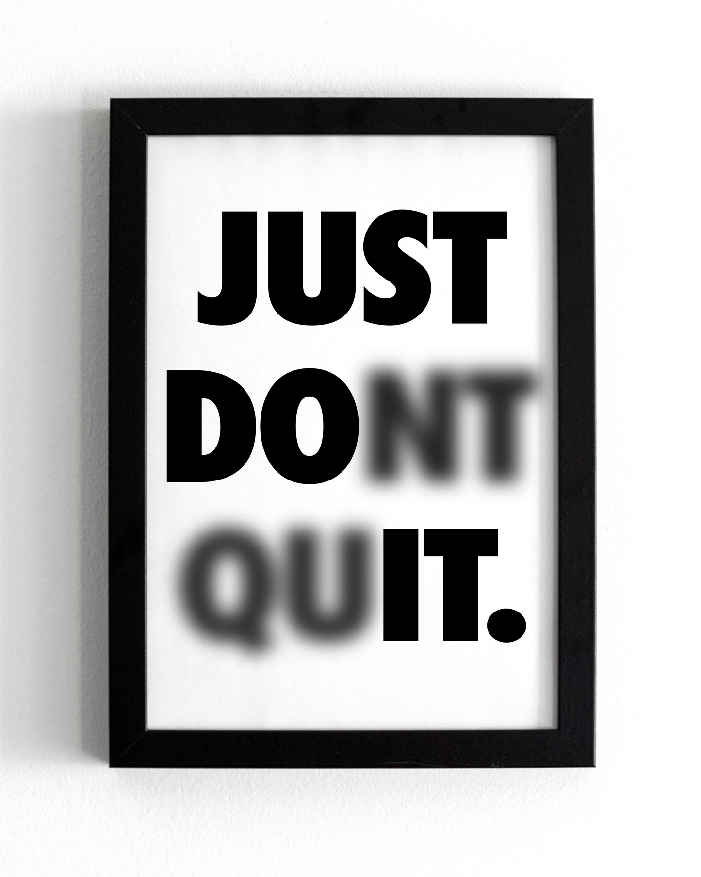 Motivational Wall Frame | JUST DO IT | Premium A4 Inspirational Poster