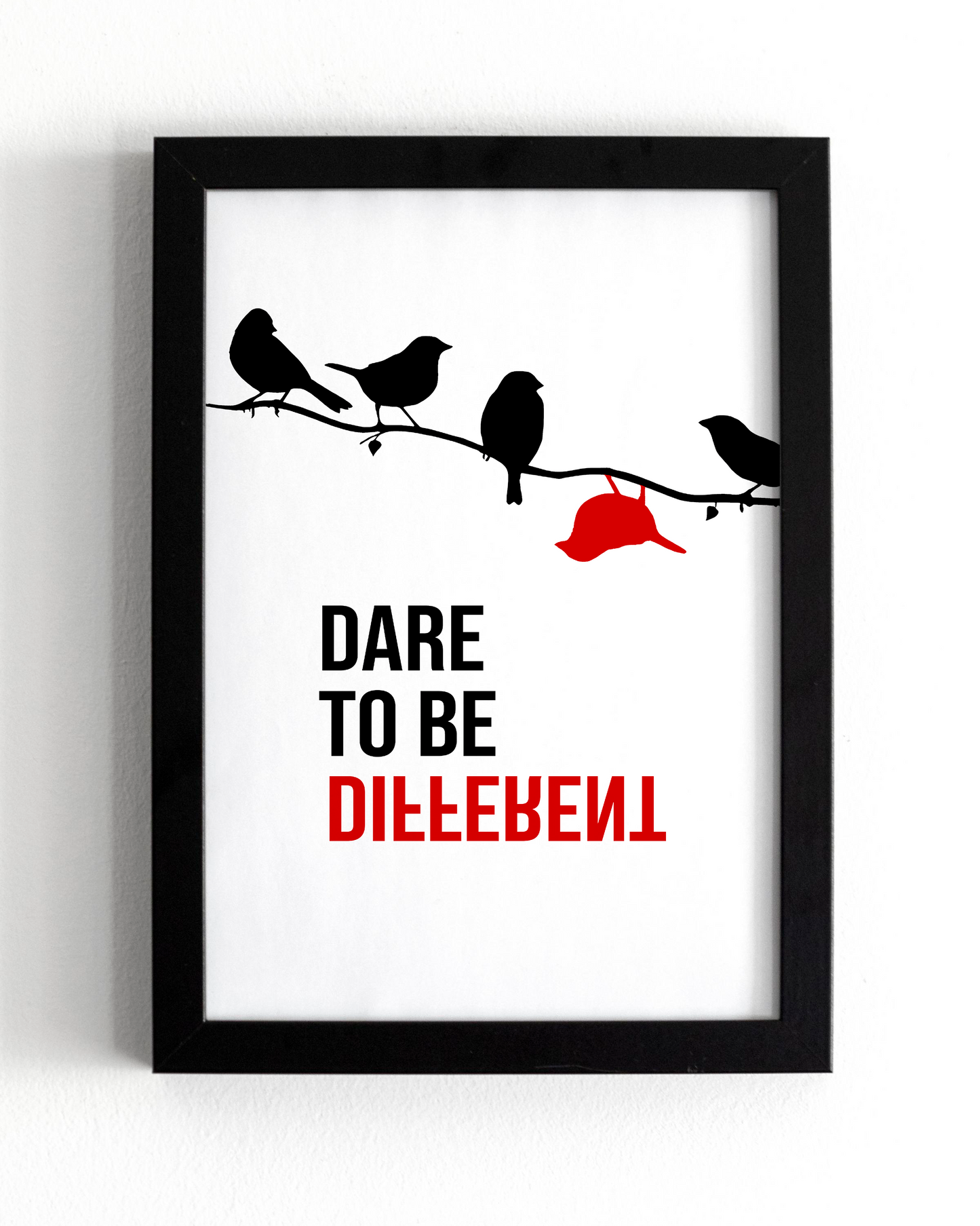 Motivational Wall Frame| DARE TO BE DIFFERENT | Premium A4 Inspirational Poster