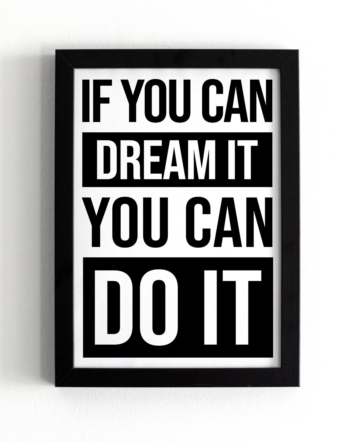 Motivational Wall Frame | YOU CAN DO IT | Premium A4 Inspirational Poster